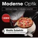 Clatronic PM 3787 pizzasütő, 1200W, piros szín 
