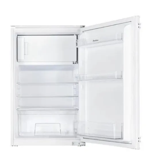 Amica BM132.3i(E) beépíthető egyajtós hűtőszekrény fagyasztóval, 100/16L, 54x54x87.5 cm