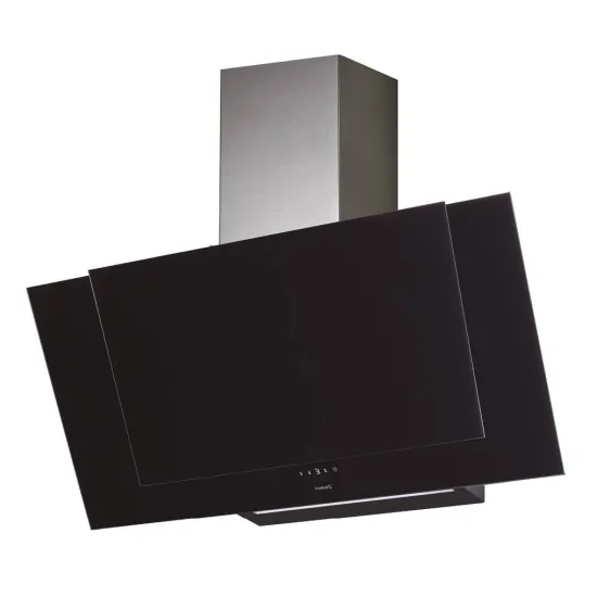 Cata VALTO 900 XGBK 90cm extra csendes fekete döntött konyhai elszívó 900/575m3 5+1 fokozat