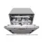 LG DB476TXS teljesen beépíthető mosogatógép, 14 teríték, inverter motor, Wifi, automatikus ajtónyitás, 3 kosár, 59.8x55.4x81.5 cm, inox