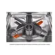 LG DB476TXS teljesen beépíthető mosogatógép, 14 teríték, inverter motor, Wifi, automatikus ajtónyitás, 3 kosár, 59.8x55.4x81.5 cm, inox