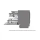 LG DB476TXS teljesen beépíthető mosogatógép, 14 teríték, inverter motor, Wifi, automatikus ajtónyitás, 3 kosár, 59.8x55.4x81.5 cm, inox