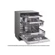 LG DB476TXS teljesen beépíthető mosogatógép, 14 teríték, inverter motor, Wifi, automatikus ajtónyitás, 3 kosár, 59.8x55.4x81.5 cm, inox