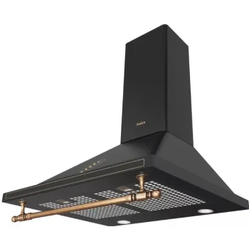 Amica OKC6212RA beépíthető kürtös konyhai elszívó, 60x50x104 cm, antracit szín 