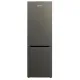 MPM MPM-324-KB-35/AA alulfagyasztós kombinált hűtőszekrény, 219/96L, 60x60x185 cm, sötét inox szín