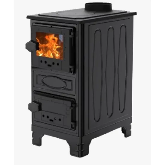 Hunor 304 Mini kandalló 9,5 kW, fekete szín 