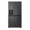 LG GSJC41EPPE side by side hűtőszekrény, 420/221L, Smart Inverter Kompresszor, 91.3x73.5x179 cm, essence matt fekete szín