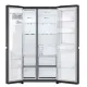 LG GSJC41EPPE side by side hűtőszekrény, 420/221L, Smart Inverter Kompresszor, 91.3x73.5x179 cm, essence matt fekete szín