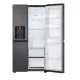 LG GSJC41EPPE side by side hűtőszekrény, 420/221L, Smart Inverter Kompresszor, 91.3x73.5x179 cm, essence matt fekete szín