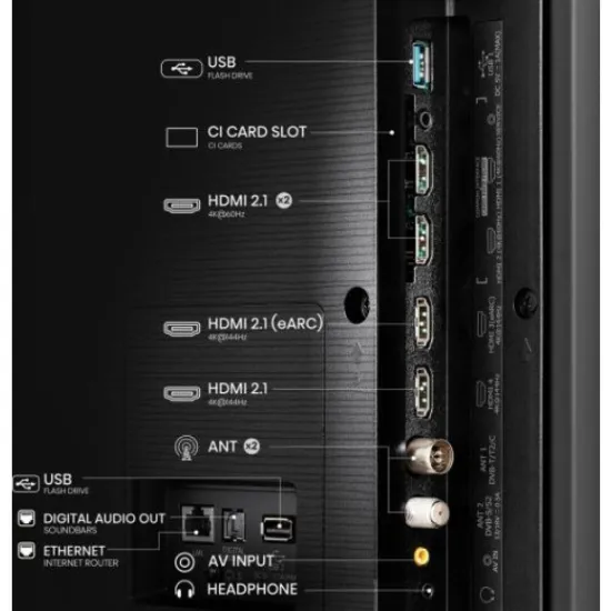 Hisense 43A6Q UHD Smart LED TV, 43", 109.22 cm