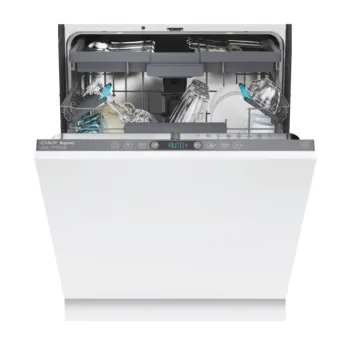 Candy CI 6C4F1PA  teljesen beépíthető mosogatógép, 16 teríték, 3 kosár, inverter motor, Wifi, automatikus ajtónyitás, 59.7x55.5x81.8 cm