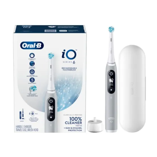 Oral-B iO6 Series Grey Opal elektromos fogkefe 
