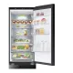 LG GBB72BM9DQ Total No Frost alulfagyasztós kombinált hűtőszekrény, 277/110L, Smart Inverter Kompresszor, 59.5x67.5x203 cm, fekete üveg szín 