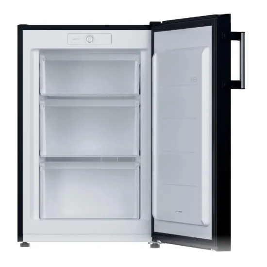 Candy CNUQ2L58EBH fagyasztószekrény, 90L, 54.5x57x86 cm, fekete szín 