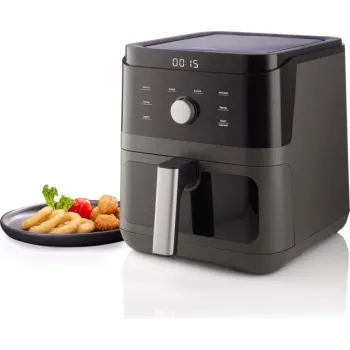 Hisense HAF1800D forrólevegős sütő, 5.7L, 1850W, fekete szín 