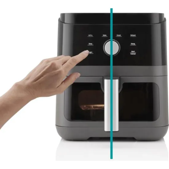 Hisense HAF1800D forrólevegős sütő, 5.7L, 1850W, fekete szín 