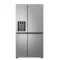 LG GSJC41PYPE side by side hűtőszekrény, 420/221L, Smart Inverter Kompresszor, 91.3x73.5x179 cm, hamvas matt ezüst szín 