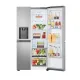 LG GSJC41PYPE side by side hűtőszekrény, 420/221L, Smart Inverter Kompresszor, 91.3x73.5x179 cm, hamvas matt ezüst szín 