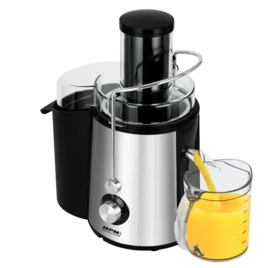 MPM MSO-18M gyümölcscentrifuga, 1000W, ezüst szín 