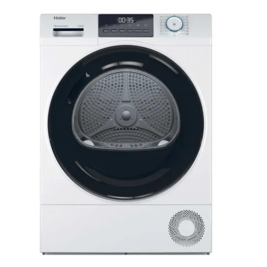 Haier HD80-E929E-S hőszivattyús szárítógép, 8 kg, 59.6x65x85 cm