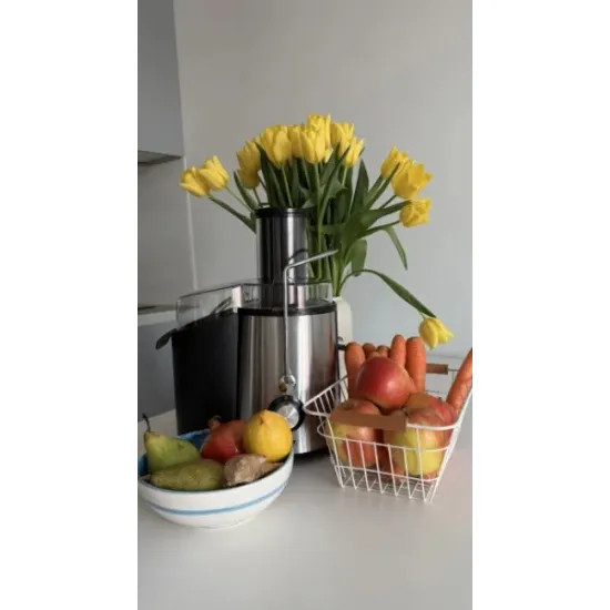 MPM MSO-18M gyümölcscentrifuga, 1000W, ezüst szín 