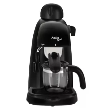 Amica CD 1012 presszó kávéfőző, 800W, 2-4 személyes, fekete szín 