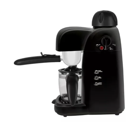 Amica CD 1012 presszó kávéfőző, 800W, 2-4 személyes, fekete szín 