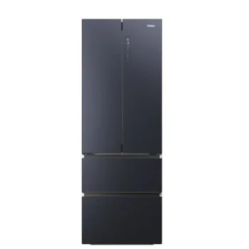Haier HFW7720ENMB Total No Frost side by side hűtőszekrény, francia ajtós kialakítással, 337/140L, Wifi, 70x67.5x200.6 cm, fekete szín 