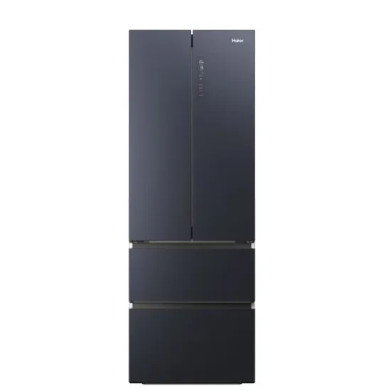 Haier HFW7720ENMB Total No Frost side by side hűtőszekrény, francia ajtós kialakítással, 337/140L, Wifi, 70x67.5x200.6 cm, fekete szín 