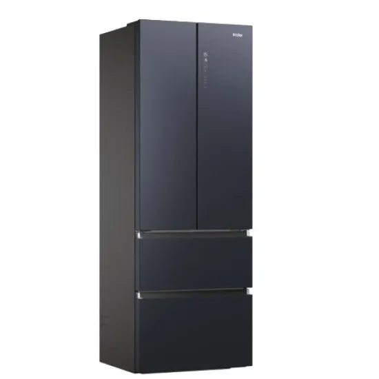 Haier HFW7720ENMB Total No Frost side by side hűtőszekrény, francia ajtós kialakítással, 337/140L, Wifi, 70x67.5x200.6 cm, fekete szín 