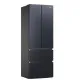 Haier HFW7720ENMB Total No Frost side by side hűtőszekrény, francia ajtós kialakítással, 337/140L, Wifi, 70x67.5x200.6 cm, fekete szín 