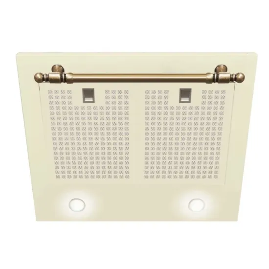 Amica OKC6212RM beépíthető kürtös konyhai elszívó, 60x50x104 cm, elefántcsont szín 