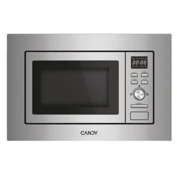 Candy CA38FMW8NG beépíthető mikrohullámú sütő, 17L, 1000W, 59.5x32x38.2 cm, ezüst szín