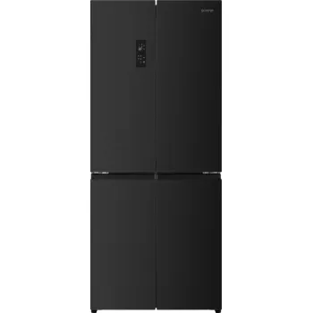 Gorenje NRM819E61BX No Frost Plus side by side hűtőszekrény francia ajtós kialakítással, 311/149L, inverter kompresszor, 79.4x65x190 cm, fekete szín 