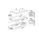 Whirlpool WEX9024DCFF beépíthető indukciós kerámialap, 100x57x5.4 cm, fekete szín