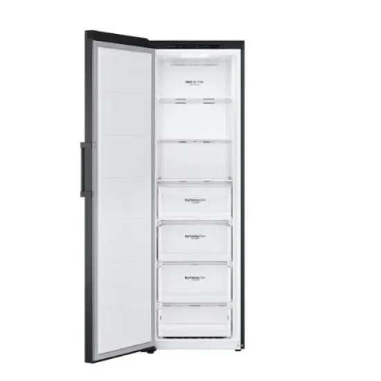 LG GFT41MCGSF Total No Frost fagyasztószekrény, 324L, Lineáris Inverter Kompresszor, 59.5x70.7x186 cm, matt fekete szín 