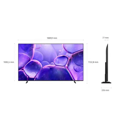 Samsung UE85U8072FUXXH 4K Crystal UHD Smart LED TV, 85", 215.9 cm 