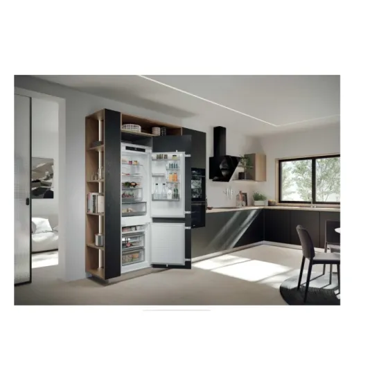 Haier EHBQW5518E Total No Frost beépíthető alulfagyasztós kombinált hűtőszekrény, Wifi, 178/73L, 54x55x177.2 cm