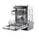 Candy CI1C7SB1FA1 teljesen beépíthető mosogatógép, 11 teríték, inverter motor, 3 kosár, Wifi, automatikus ajtónyitás, 44.8x55.9x81.6 cm