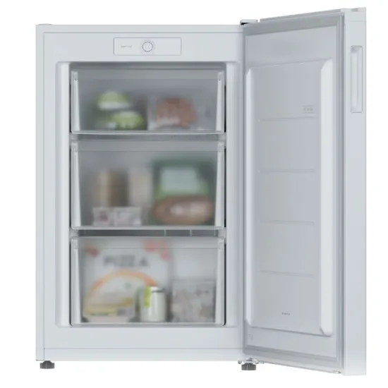 Candy CNUQ2L58EW fagyasztószekrény, 90L, 54.5x57x86 cm, fehér szín 