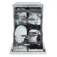 Candy CF 6B4S1PX mosogatógép, 16 teríték, inverter motor, 3 kosár, Wifi, automatikus ajtónyitás, 59.7x59.8x85 cm, inox szín 