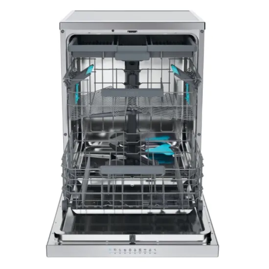 Candy CF 6B4S1PX mosogatógép, 16 teríték, inverter motor, 3 kosár, Wifi, automatikus ajtónyitás, 59.7x59.8x85 cm, inox szín 