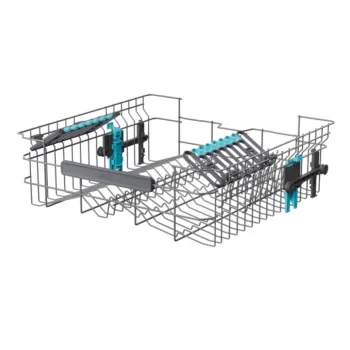 Haier HTW7720ENMP No Frost alulfagyasztós kombinált hűtőszekrény, 343/140L, Wifi, 70x67.5x200.6 cm, szürke szín 