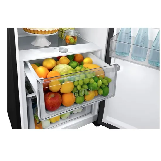 Samsung RR39C7EC5B1/EF No Frost egyajtós hűtőszekrény, 387L, Wifi, Digitális Inverter Kompresszor, 59.5x69.4x186 cm, fekete grafit szín 