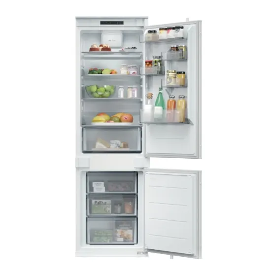 Candy CNBQL3518EV beépíthető alulfagyasztós kombinált hűtőszekrény, 194/74L, 54x55x177.2 cm 