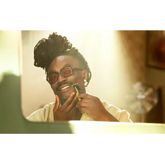 Philips QP2724/20 elektromos borotva, limezöld/grafitszürke szín 