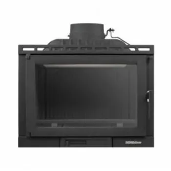 Nordflam Etna ECO beépíthető öntvény kandallóbetét jobb oldali üveggel 13kW 