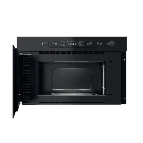 Whirlpool MBNA920B beépíthető mikrohullámú sütő, 750W, 22L, 59.5x32x38.2 cm, fekete szín 