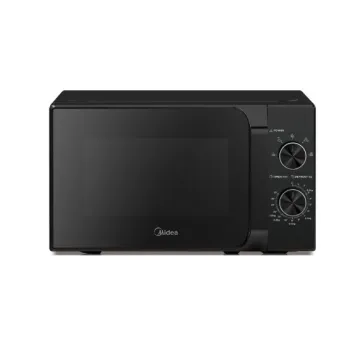 Midea MM20CF2EBK mikrohullámú sütő, 700W, 20L, fekete szín 