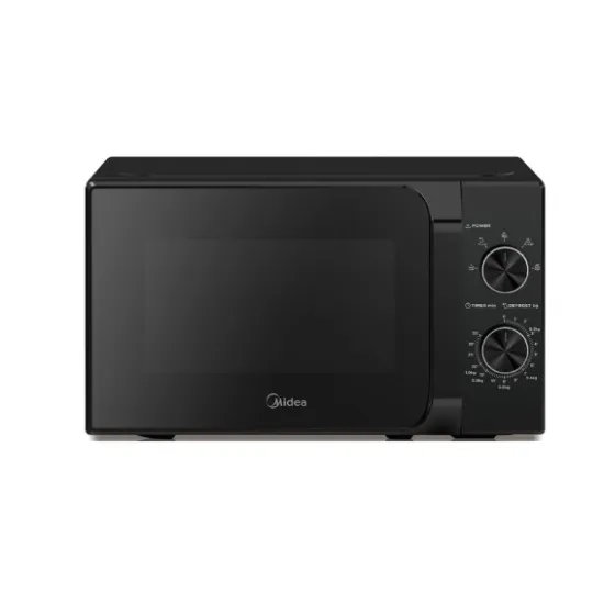 Midea MM20CF2EBK mikrohullámú sütő, 700W, 20L, fekete szín 